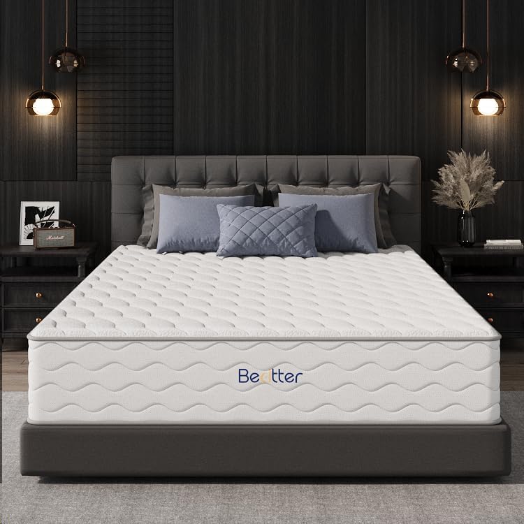 10 Inch Full Size Mattress,Memory Foam Hybrid Mattress in a Box,Individually Pocketed Springs for Isolate Motion, Pressure Relief, CertiPUR-US Certified, Fiberglass Free & Support Comfort