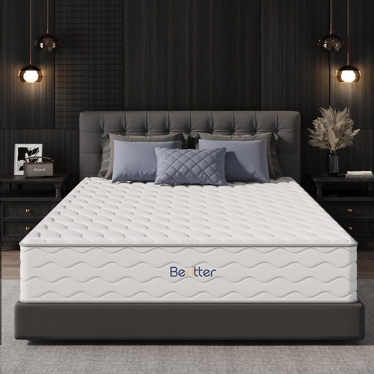 10 Inch Full Size Mattress,Memory Foam Hybrid Mattress in a Box,Individually Pocketed Springs for Isolate Motion, Pressure Relief, CertiPUR-US Certified, Fiberglass Free & Support Comfort